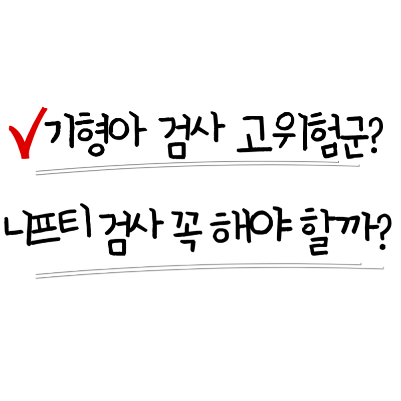 [30대 산모 필수 필독!] 1차·2차 기형아 검사 & 니프티 비용과 경험 솔직 후기