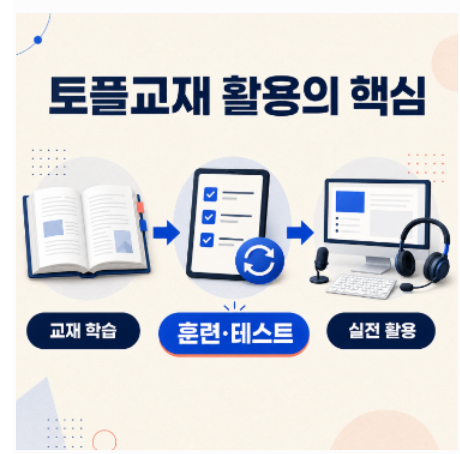 토플교재를 실력으로 연결하는 공부 과정