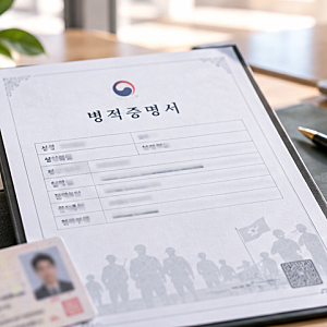 병적증명서, 주민센터·정부24 발급 방법과 취업 제출용 면제·징계 미표기 설정 요령