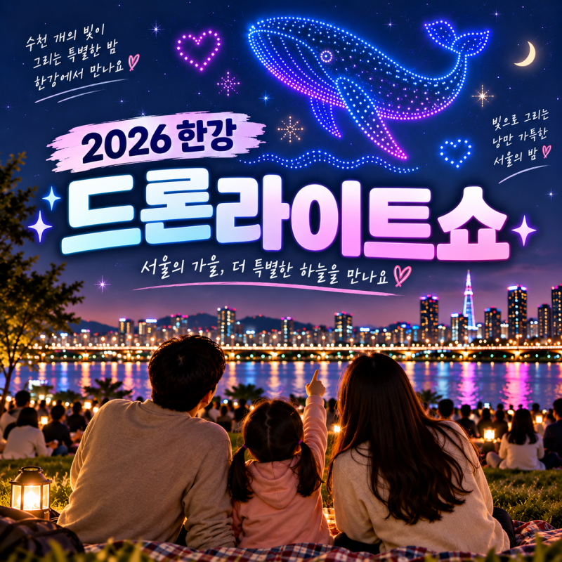 2026 한강 불빛 드론라이트쇼 하반기 총정리