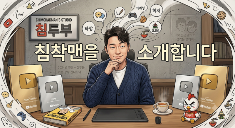 침착맨은 대체 어떤 사람일까?｜이말년부터 유튜브·예능까지, 침착맨의 성격과 MBTI 분석