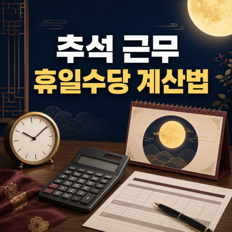 추석 근무 휴일수당 계산법, 5인 미만·아르바이트는 다를까?
