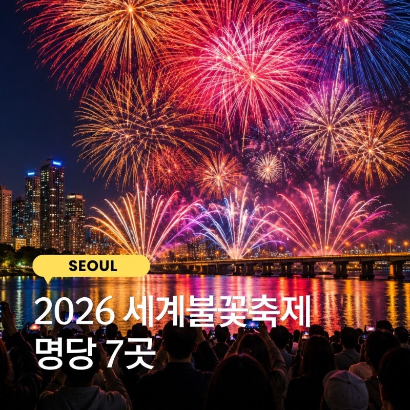 2026 서울세계불꽃축제 마포대교 직관 후기 명당 7곳 일정 프로그램 총정리