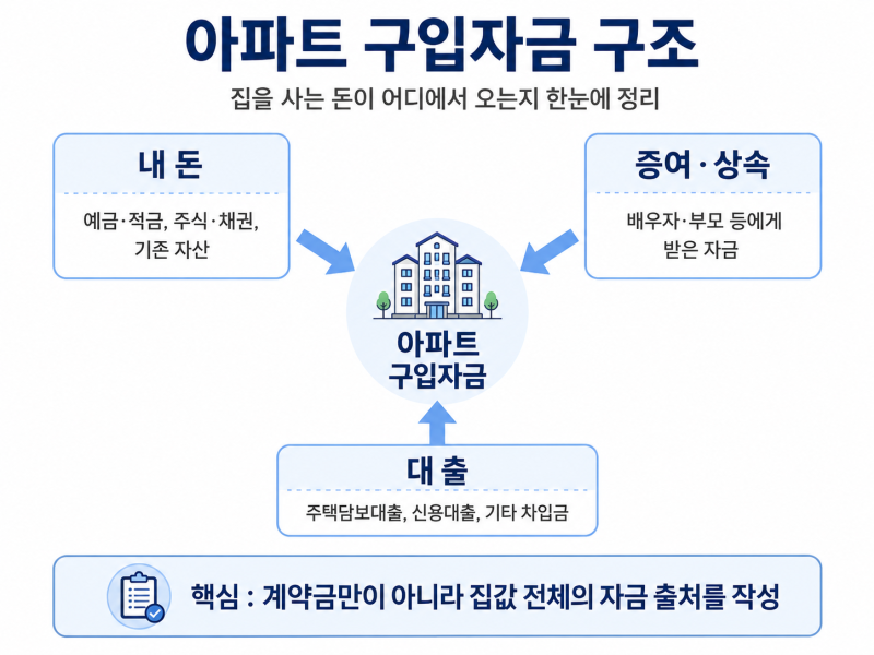 아파트 매매 전에 알아둘 자금조달계획서 작성 포인트