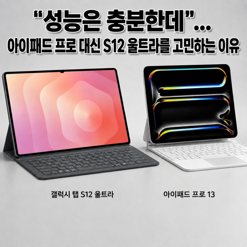 "성능은 충분한데"... 아이패드 프로 대신 S12 울트라를 고민하는 이유