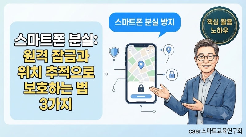 [초보 필독] 스마트폰 분실 시 개인정보 보호 및 삼성·구글 원격 제어 완벽 가이드