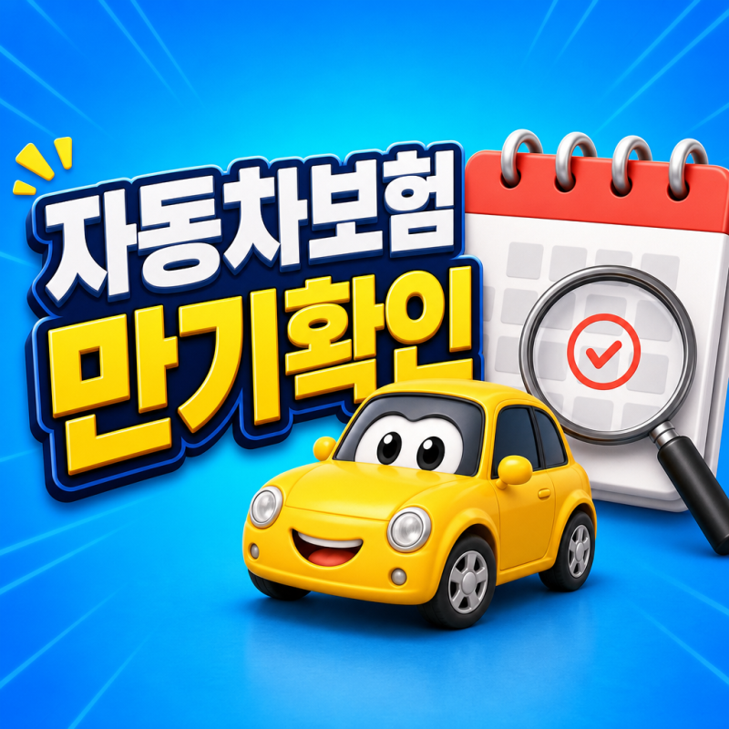 자동차보험 만기 확인 & 비교 완벽 정리