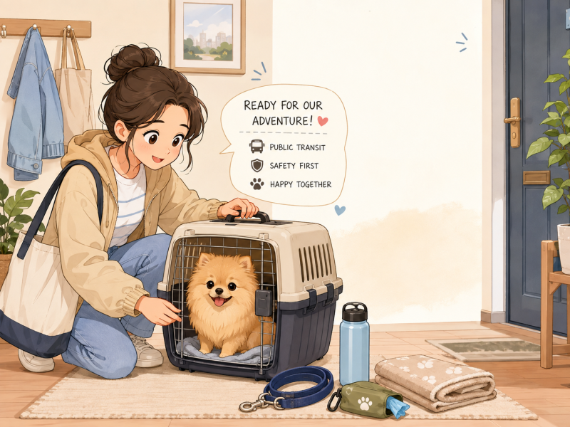 강아지와 대중교통 이용하는 방법! 버스·지하철·KTX·비행기 한 번에 정리