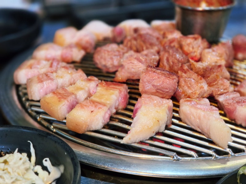 제주 함덕 고기집 추천, 함덕 흑돼지 연탄구이