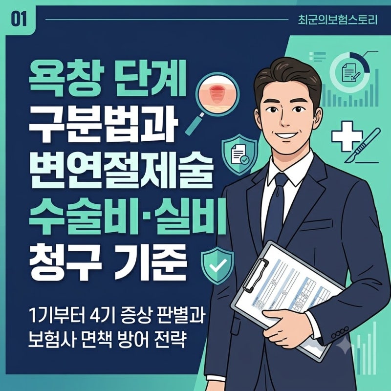 욕창 단계 구분법과 변연절제술 수술비 실비 보험 청구 기준