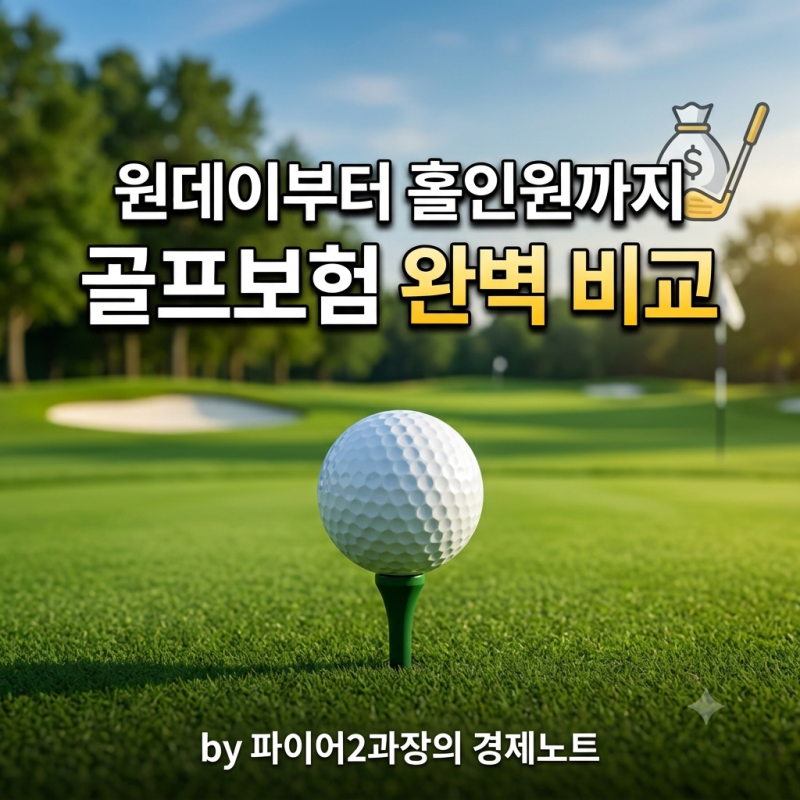 골프보험 비교 추천:원데이부터 홀인원 축하금·배상책임 보장 완벽 정리