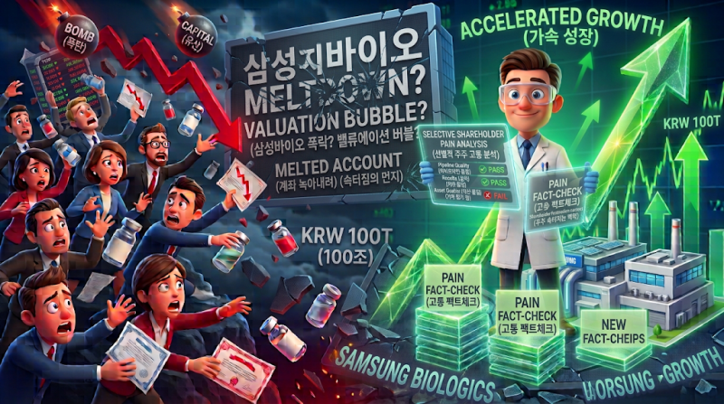 실적은 최고라는데, 주가는 왜 이래? 삼바 주주들 속터지는 이유