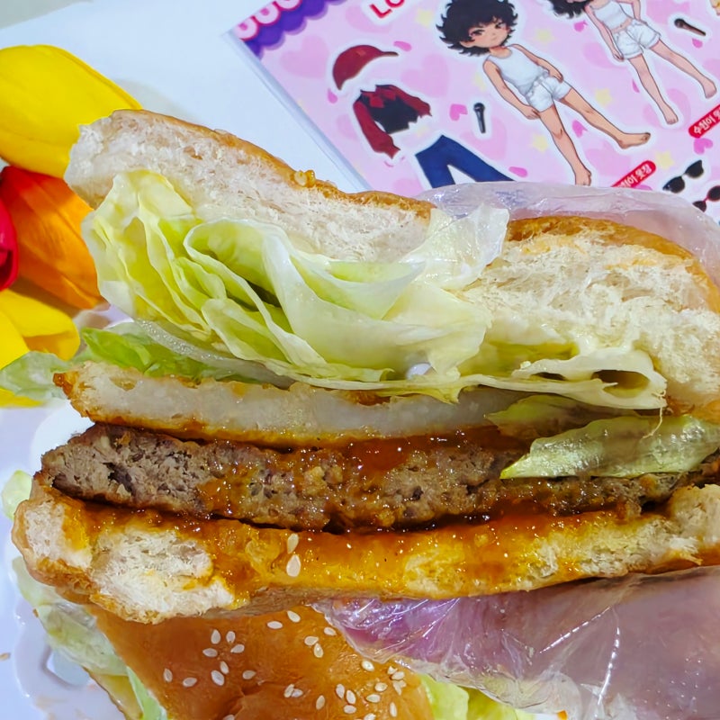 맵질이 조심하세요! 롯데리아 리아 불고기 레드 후기, 가격 칼로리 맛 총정리