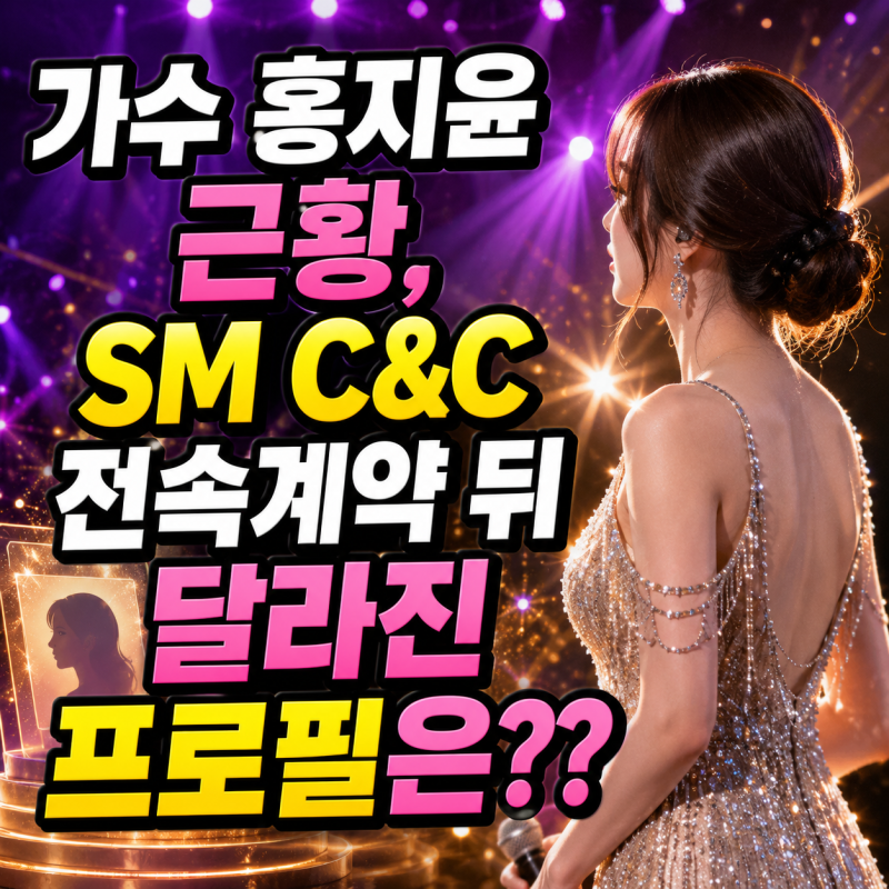 가수 홍지윤 근황, SM C&C 전속계약 뒤 달라진 프로필은??