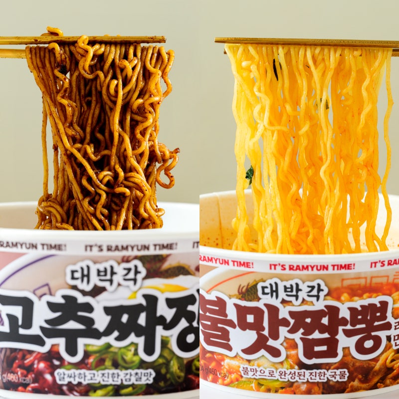 이마트24 대박각 불맛짬뽕·고추짜장 라면 후기｜둘다 먹어본 솔직 리뷰