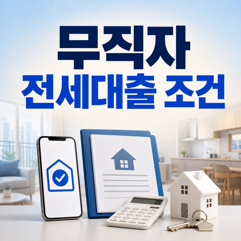 무직자 전세대출 조건과 한도 총정리
