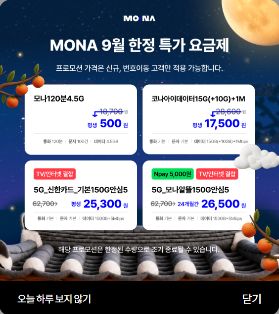 MONA 모나 알뜰폰 가입 후기_모델명 기재시 주의사항