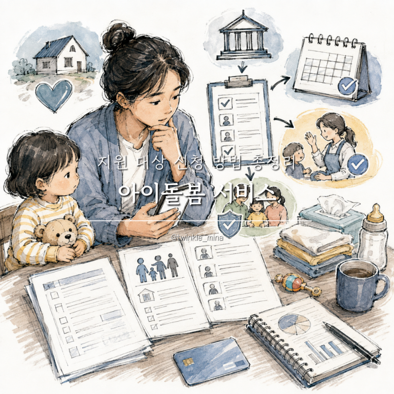 아이돌봄서비스 지원 대상 아이돌봄정부지원 신청 방법 총정리