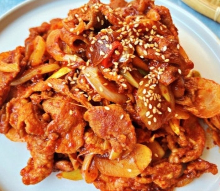 편스토랑 이찬원 김치제육볶음 레시피 삼겹살에 김치까지! 밥 두 공기 부르는 밥도둑 제육볶....