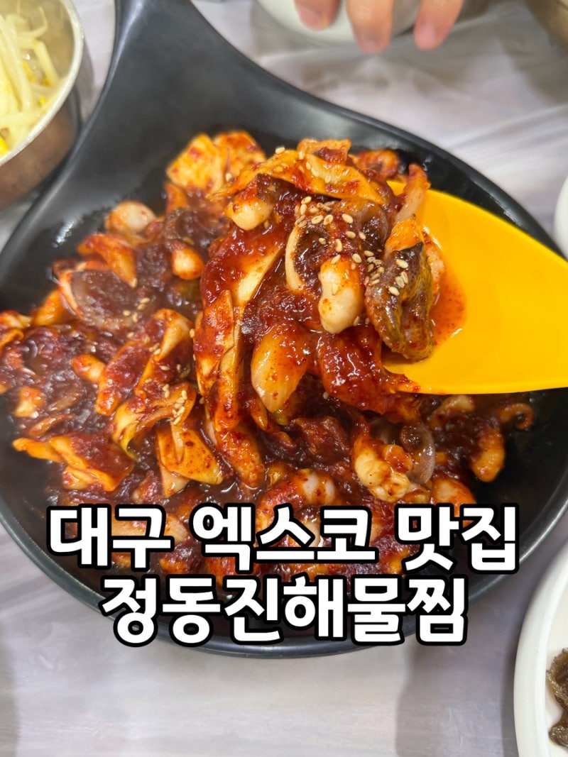 대구 유통단지 맛집 정동진해물찜, 직장인 점심 추천 11,000원 쭈꾸미볶음