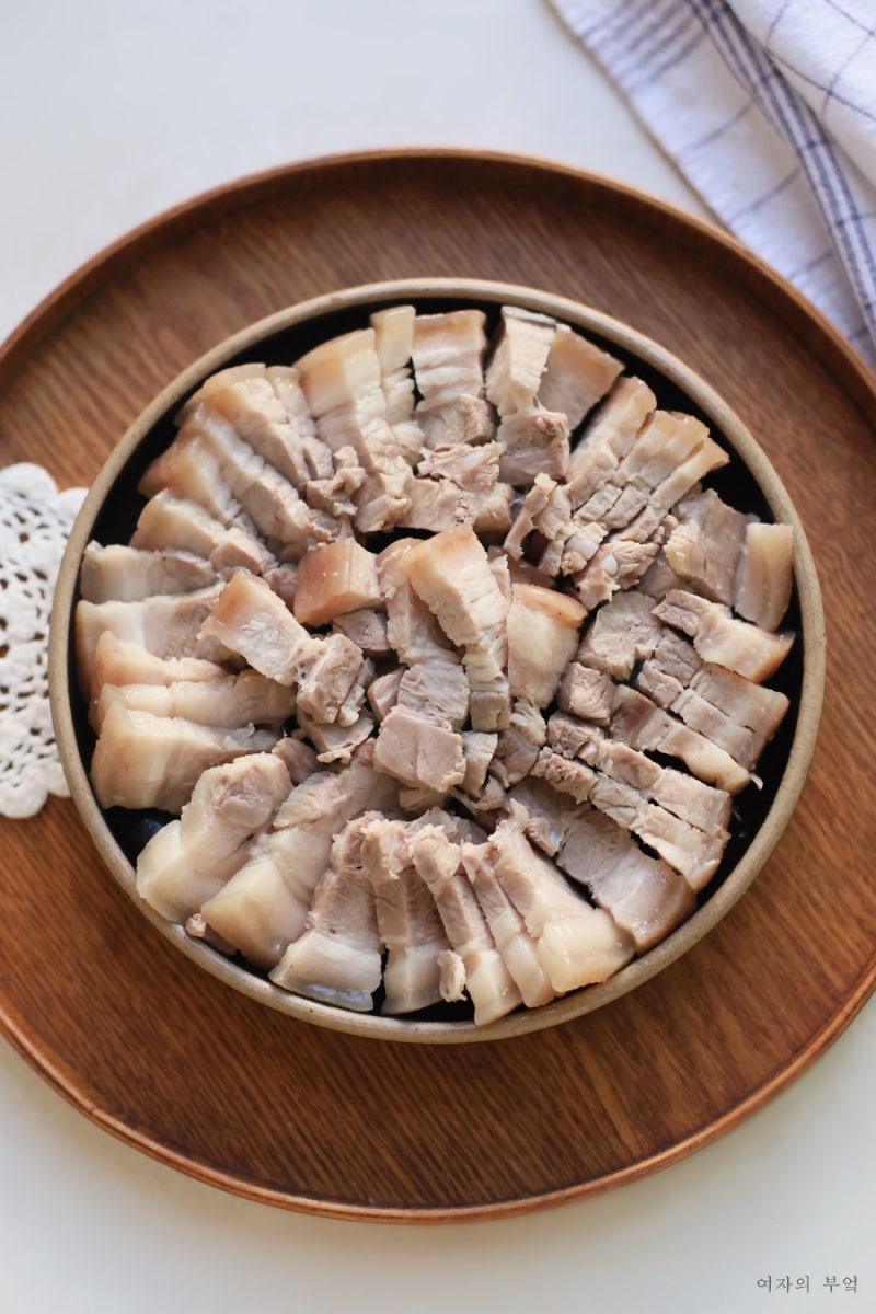 맛소금 돼지고기 수육 삶는법 레시피 삶는시간