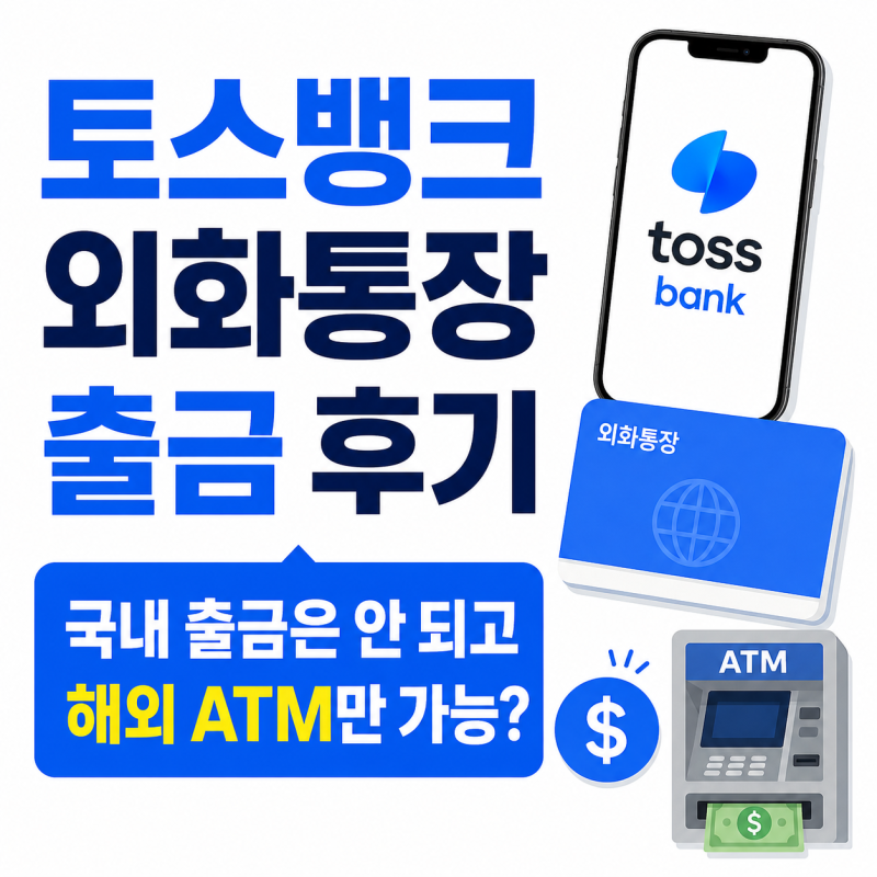 토스뱅크 외화통장 출금 후기｜국내 달러·해외 ATM·증권계좌 송금까지