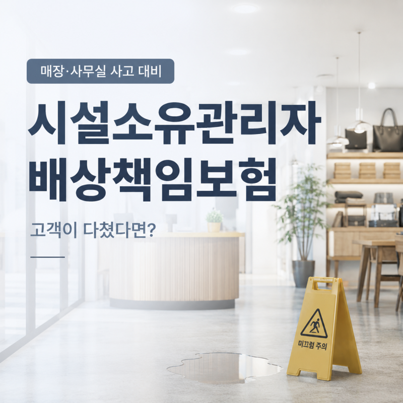 시설소유관리자배상책임보험｜매장·사무실에서 고객이 다쳤다면?