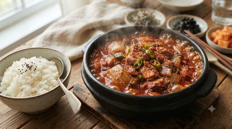 실패 없는 참치김치짜글이 초간단 레시피