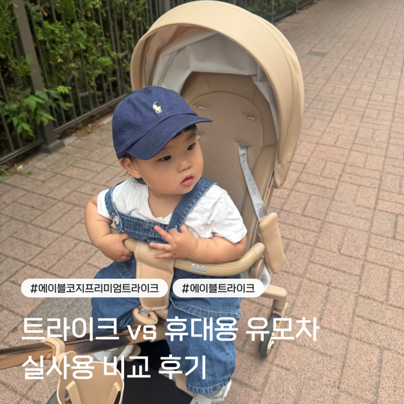 에이블 코지 프리미엄 트라이크 vs 부가부 버터플라이2 실사용 비교 후기