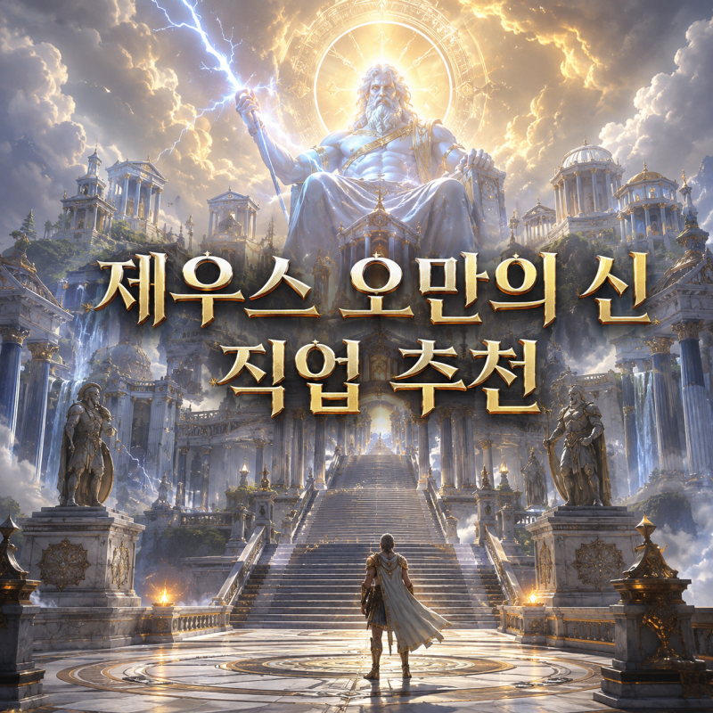 제우스 오만의 신 직업 추천｜8개 클래스 특징과 무과금 선택법 총정리