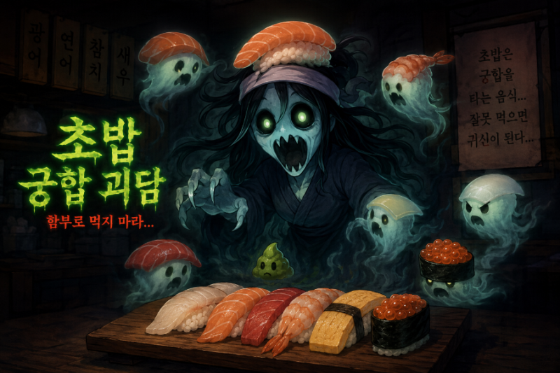 무적초밥이 알려주는 초밥 궁합 괴담....