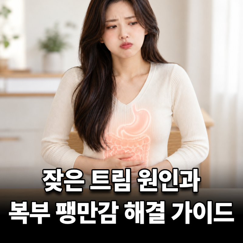 잦은 트림 원인과 복부 팽만감 가스 해결하는 식습관 가이드