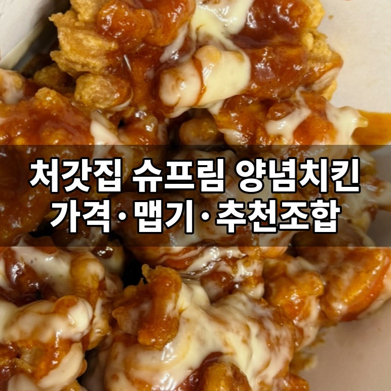 처갓집 슈프림 양념치킨 순살 내돈내산 후기 (가격·맵기·추천조합)