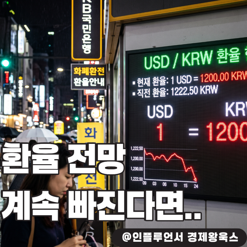 "달러 사기로 했습니다" 환율 전망 1200원까지 더 내려가는 이유