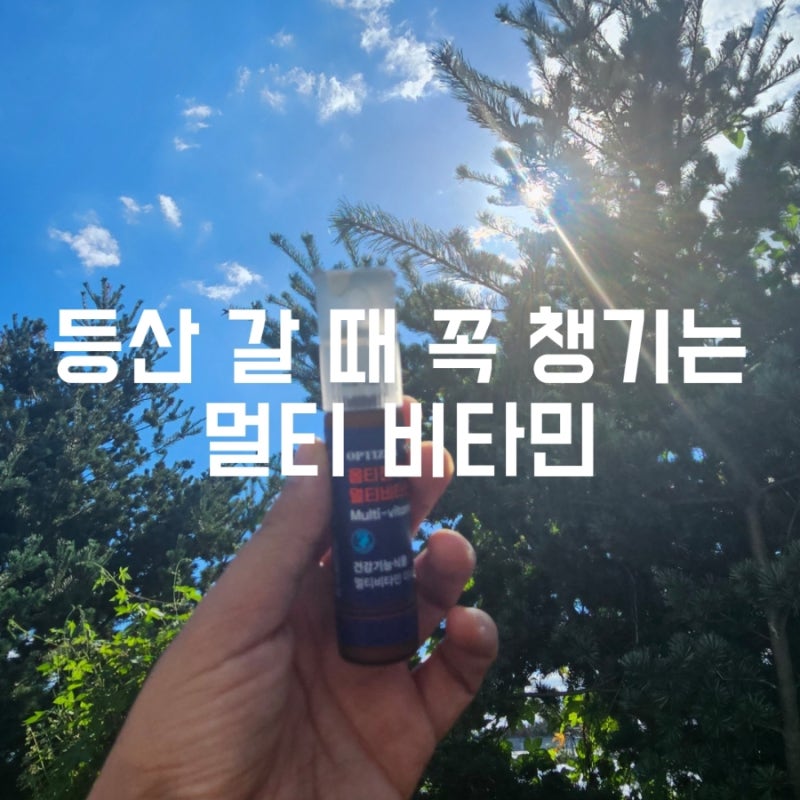 오쏘몰 이뮨 멀티비타민, 등산 갈 때 한 병씩 챙기는 이유 성분부터 먹는법까지