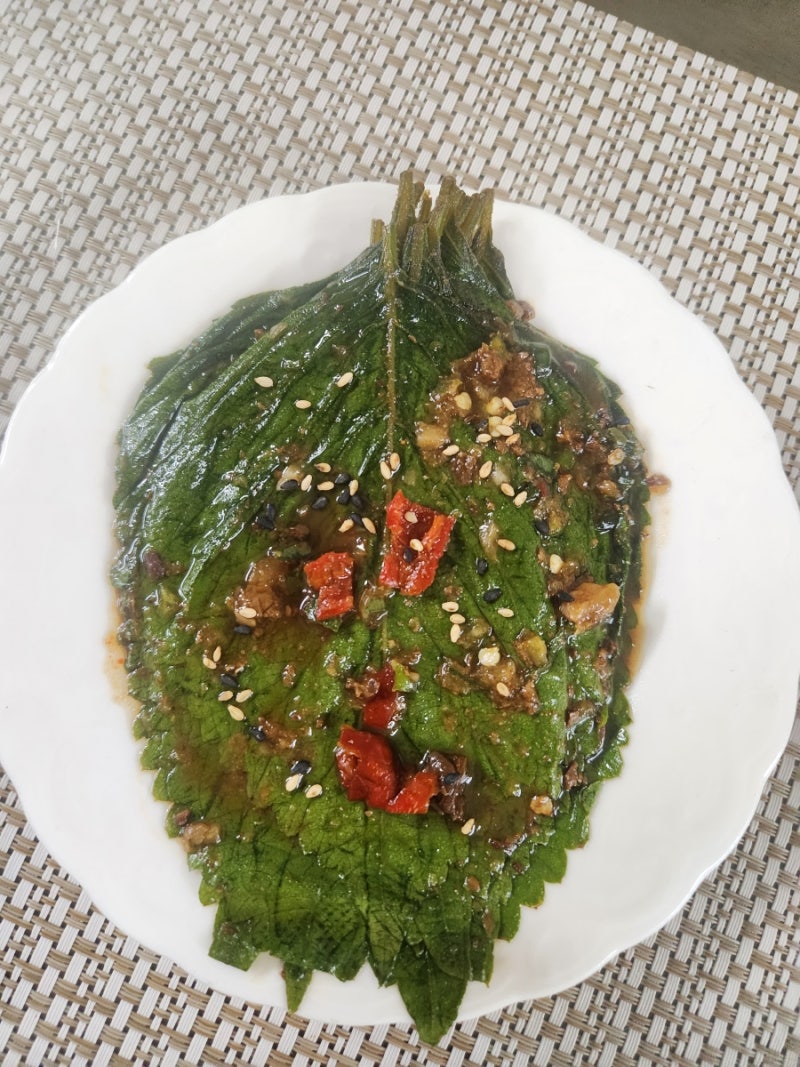 # 웰빙깻잎된장장아찌