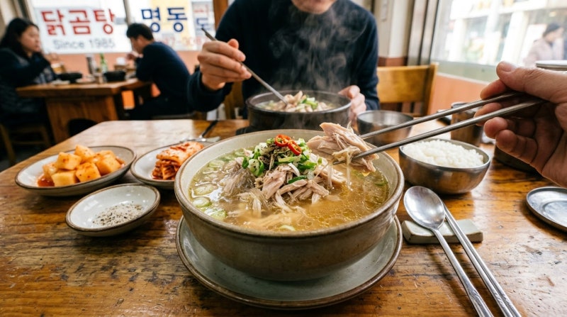 서울 닭곰탕 맛집7 캬아 진한국물에 야들야들한 닭고기 먹어봤니