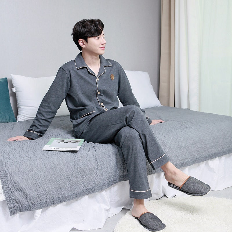 순면 남자 잠옷 세트 빅사이즈로 편안한 긴팔 파자마 찾기