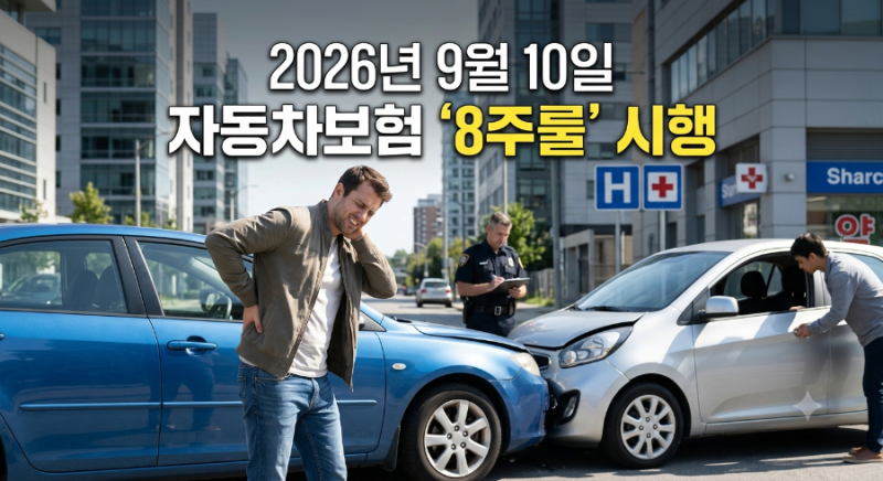9월 10일부터 교통사고 합의금 못 받는다? ‘8주룰’ 진짜 내용 총정리