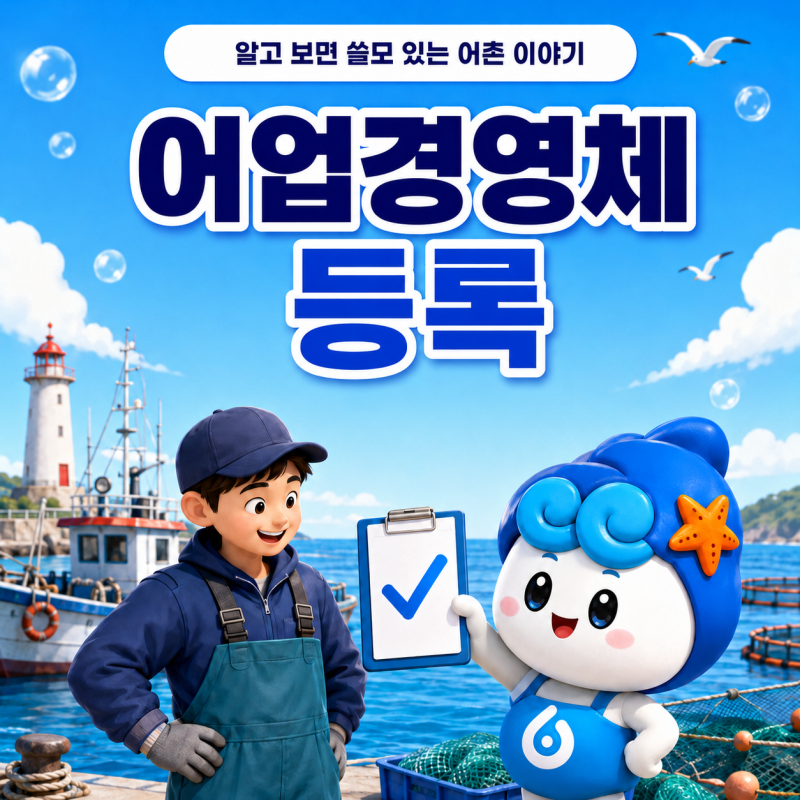 [귀어귀촌 지원정책] 어업경영체 등록 완벽 가이드! 조건·신청 방법·유효기간 총정리