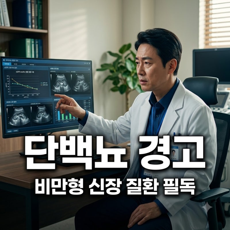 단백뇨 판정 무시했다간 큰일? 비만형 신장 질환 경고와 예방법