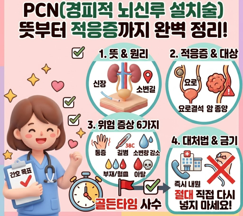 "옆구리에 튜브를 달고 나오셨다고요?" PCN(경피적 뇌신루 설치술) 뜻부터 적응증까지 완벽 정....