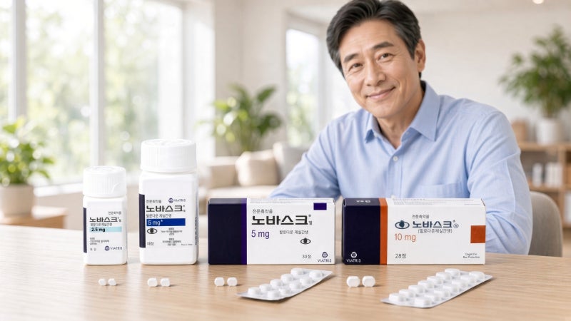 노바스크정(암로디핀), 수십 년간 국가대표 혈압약인 이유