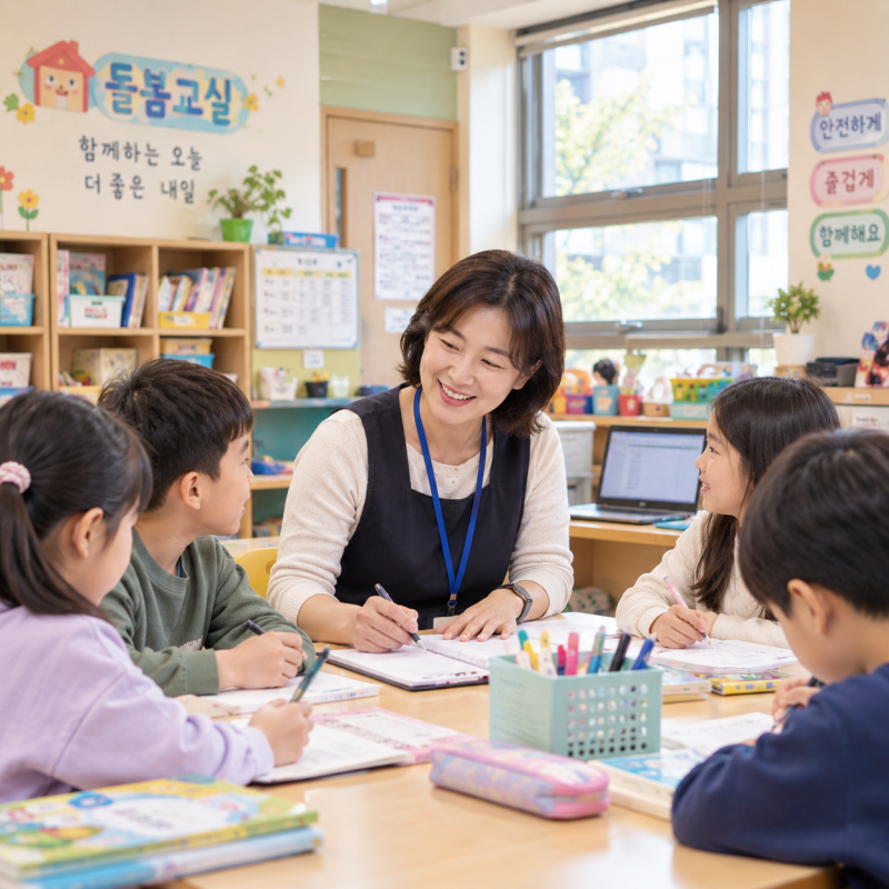 초등돌봄전담사 채용 절차와 자격 조건 (늘봄실무사 차이점, 실제 월급 총정리)