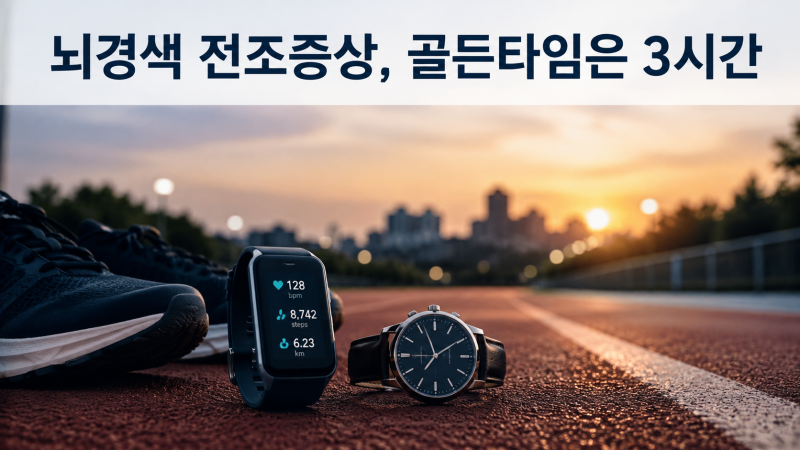 뇌경색 전조증상, 50대 러닝 중이라면 3시간 기준 확인