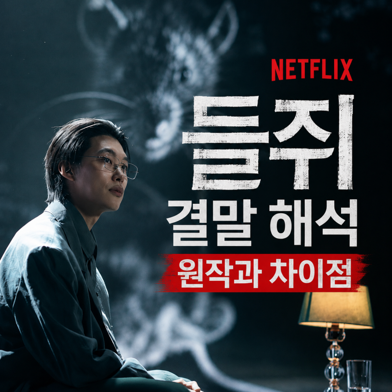 나만 이해 안 됨? 넷플릭스 드라마 들쥐 '결말' 깔끔하게 해석해봄(원작과 차이)