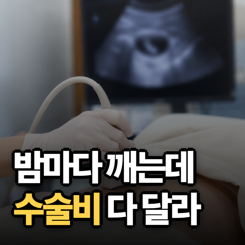 전립선비대증 수술 비용 300만원이라는데 급여가 갈리는 이유