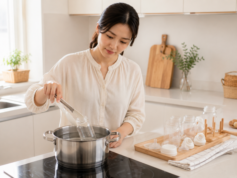 아기 젖병 소독 언제까지 해야 할까요?｜6개월 이유식 그릇·식기세척기까지