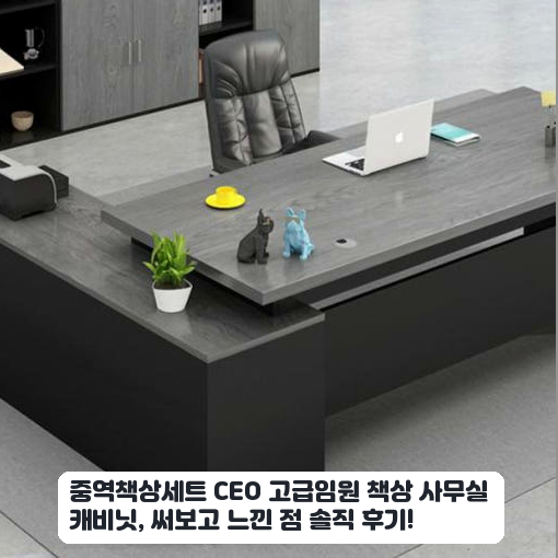 중역책상세트 CEO 고급 마호가니 2주 사용 후기