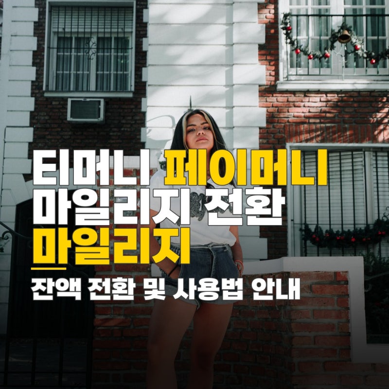 티머니 페이머니 마일리지 전환방법, 잔액 현금처럼 사용하는 절차